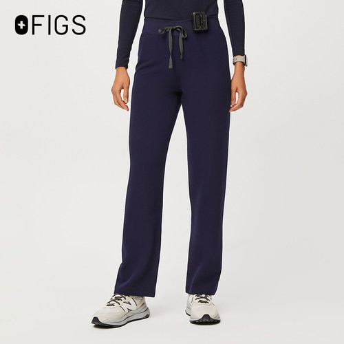 FIGS LIVINGSTON系列高腰直筒女士刷手服长裤