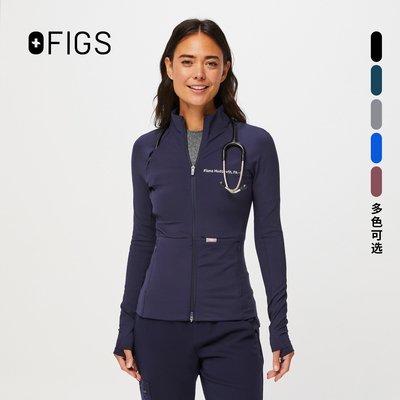 FIGS ON-SHIFT CONTOURKNIT 女士夹克外套 日常 通勤上衣