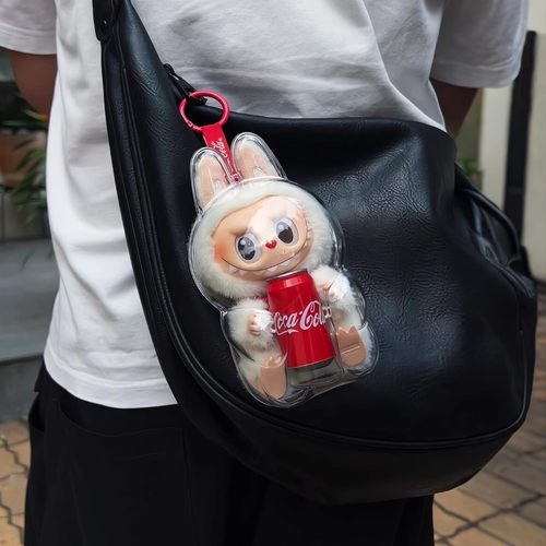 适用labubu保护罩拉布布三代可乐因子保护壳保护罩套娃衣防尘罩