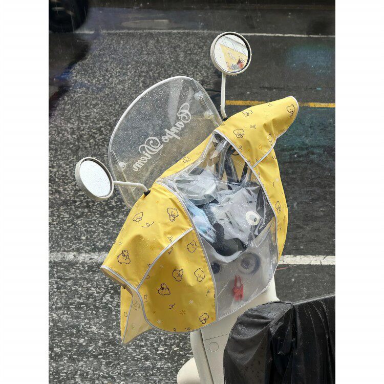 电动车防雨罩透明加大加厚电瓶车车头罩雅迪九号摩托车罩车衣罩