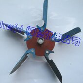 风轮 收缩机配件 铁风叶内孔8 热收缩机风扇 收缩机czr电机风叶