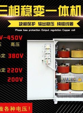 稳变一体380V变110V TNS-40KVA 380V转单相220V/110V稳压变压器