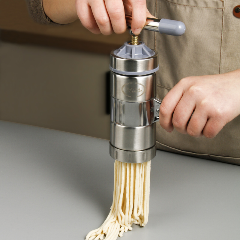 压面机家用小型非电动面条机手动压面器J莜面压面条粉条神器不锈