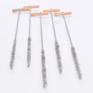 植筋胶加固清孔工具毛刷 螺栓加固清尘钢丝刷子 植筋清孔必用工具