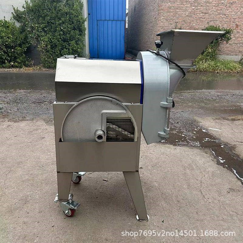 全动电自动c切菜机食堂多功能切片切丝切丁利卖丁机器土萝豆卜切