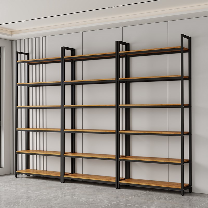 货架置物架简易多层书架超市美容院仓储展示架陈列柜W落地展示柜