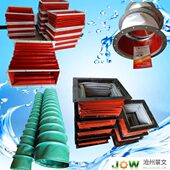 方形耐高温通风管矩形防火软风道防火伸缩硅胶布管道帆布软连接