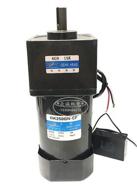 250W交流 220V 松冈传动 6IK250GN-CF 定速电机/齿轮减速 6GN15K