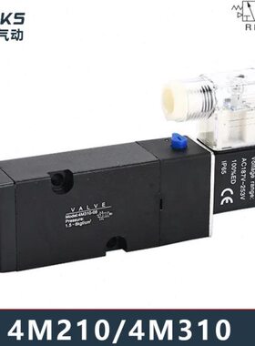 亚德客型侧面板式电磁阀4M110-06/4M210-08/4M310-10-A/B-DC24V