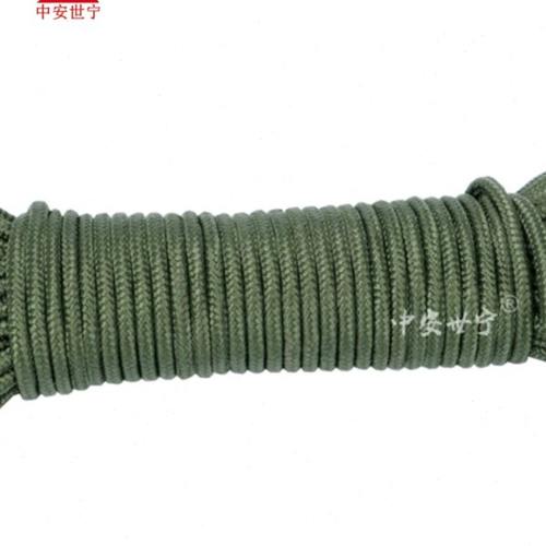家用轻型安全绳伞绳耐磨户外缓降登山逃生救生绳攀岩绳求生军绿绳