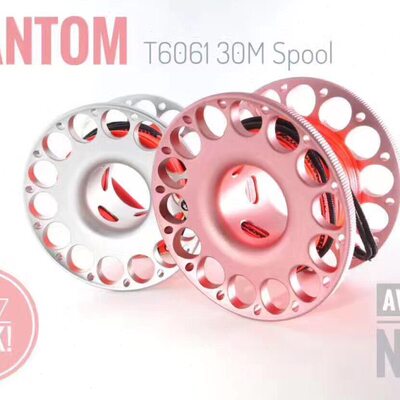 Islet Phantom 航空鋁合金線倫 30米潛水線倫 潛水象拔線輪線t