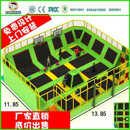 大小型儿童乐园弹跳TY-7T710床 区外户游乐地面床蹦 儿童蹦蹦床厂