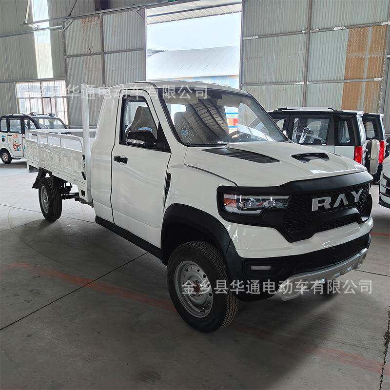 电动皮卡四轮车家用新能源老头乐家用代步车新能源油电两用轿车