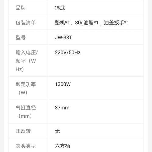 土工锦武1300级W电镐大功率JJW-38TW-38T拆铜业37MM气缸混凝水电