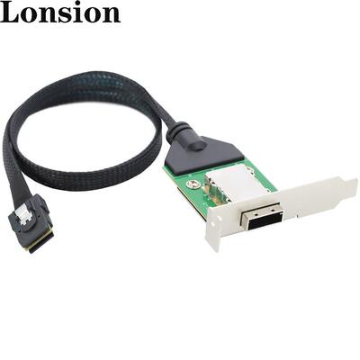 MINISASHDSFF-8087转HDSFF-8088PCBA母服务器机内外转换线束