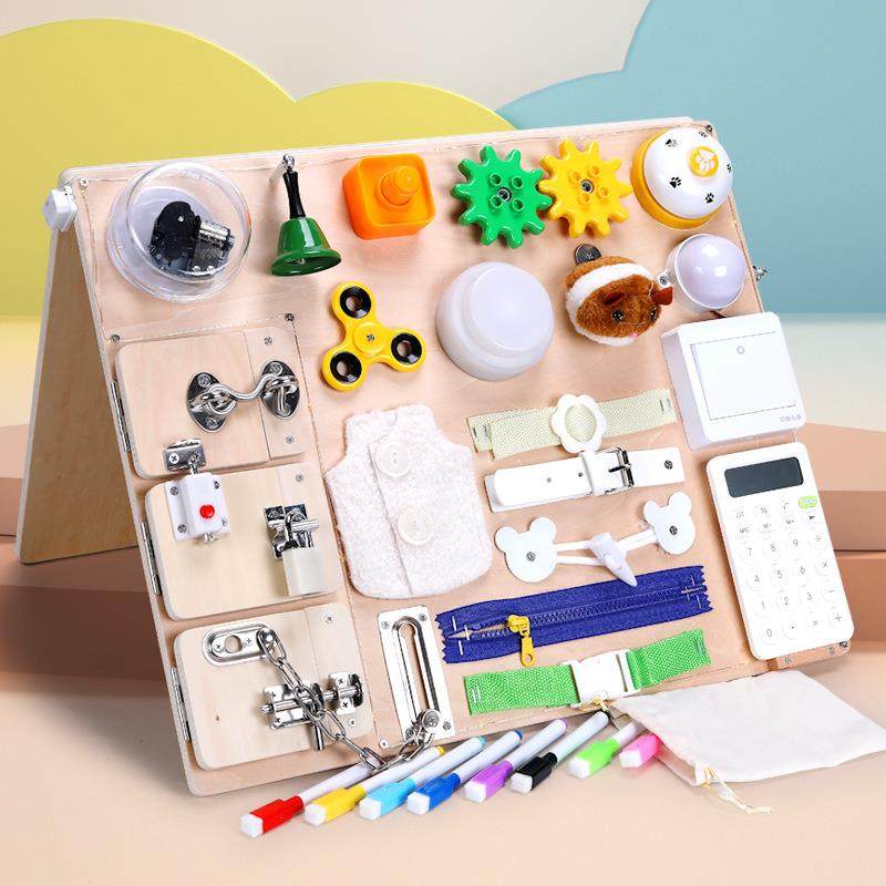 蒙氏教具儿童多功能忙碌板busyboard1-3-5岁蒙特梭利益智早教玩具,特色手工艺,其他特色工艺品,淘宝优惠券,粉丝福利购,淘宝优惠卷