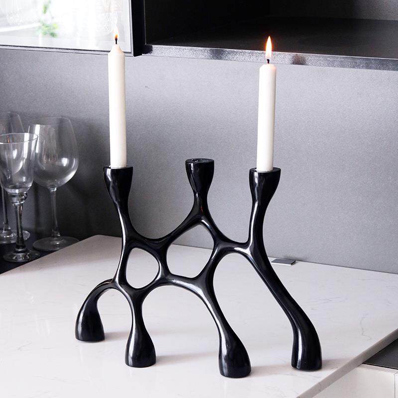 现在轻奢摆件几何交织网状蜡烛台家居餐桌样板间售楼处艺术装饰品,特色手工艺,其他特色工艺品,淘宝优惠券,粉丝福利购,淘宝优惠卷