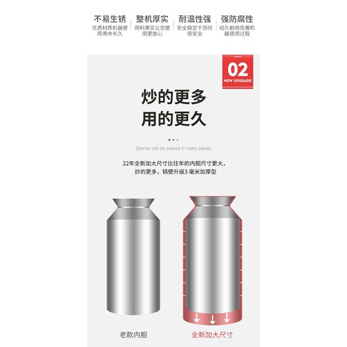炒货机商用全自动炒瓜子机器卧式炒栗子专用锅多功能糖炒板栗机器