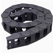 TWM25 低噪音系列两侧打开型 上隆拖链 内高25 C38 R55