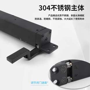 360度旋转中轴暗门地弹簧铝框液压器有框中轴门液动器隐藏天地轴