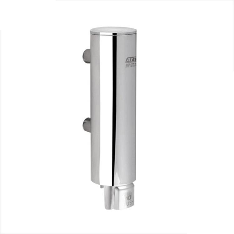 商用酒液店壁挂式皂液器给大皂INJ器双头容量不钢锈按压式皂器跨