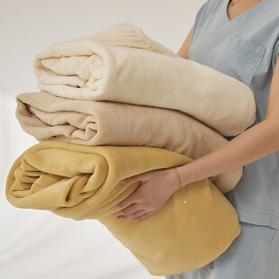 秋冬新款纯色230g加厚牛奶绒单床D笠 高级感床垫保护套席梦思床罩