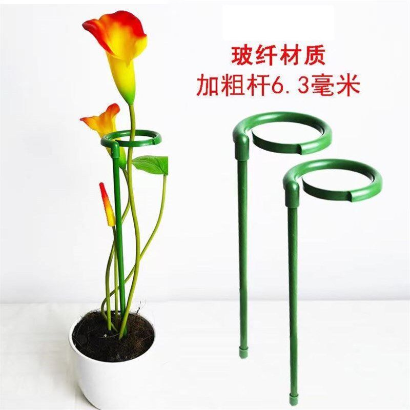 植物固定防倒伏花架子园艺支撑单杆室外花园月季爬藤绣球撑