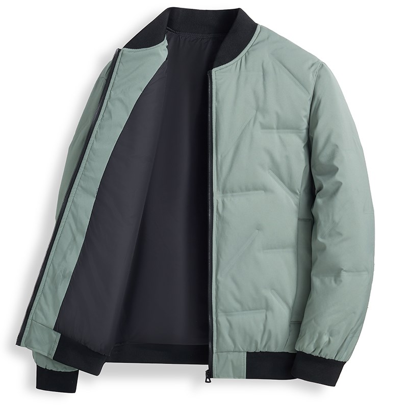 正品男士羽绒服冬季新款棉袄男款轻便棉衣外套中S老年爸爸冬装防