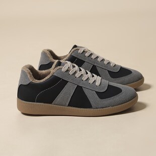 冬季德训鞋女2024新款加s绒运动鞋冬款大码女鞋41到43码冬天鞋子