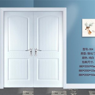 定制双开关木门环保生态木门强化复合实木门室内卧室门办公室免漆