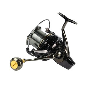 松飞3代全金属防海水10000型19轴12000纺车轮斜口线杯锚鱼远投轮