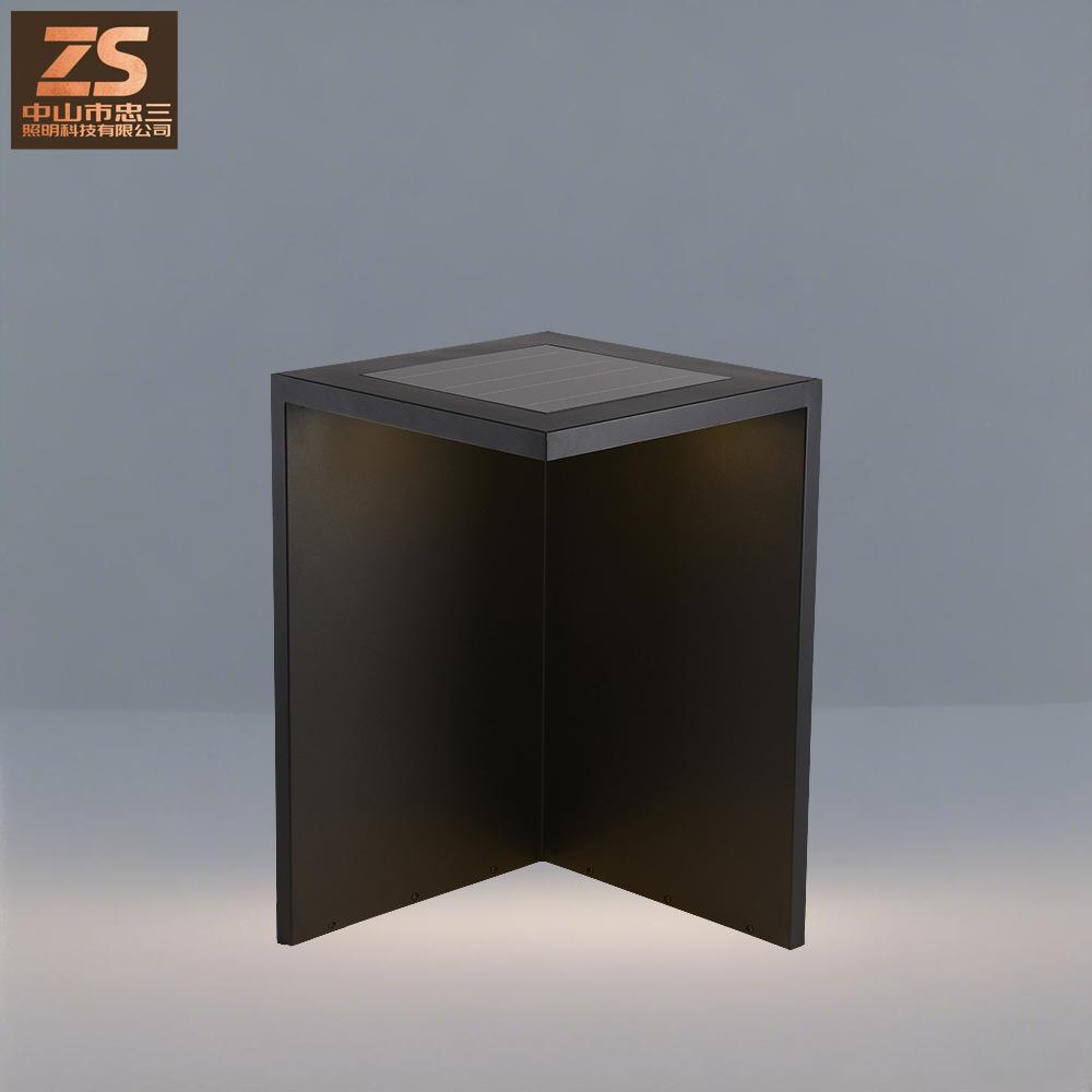 北欧风现代花园防水吧台椅灯户外庭院景观灯室外会所太阳能草地灯