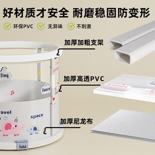IUU游泳桶婴儿家用浴缸新生儿折叠可坐浴桶大号游泳池宝宝洗澡桶