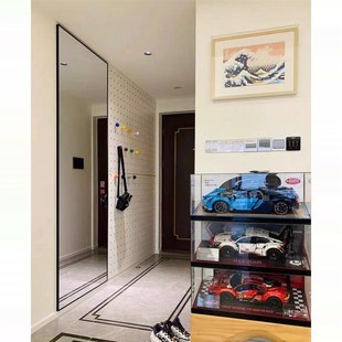 一格镜业家用镜子定制上墙贴墙全身镜舞蹈镜挂壁贴墙洞洞板大镜子