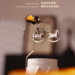 文艺复兴双芯香薰蜡烛高级礼盒订婚结婚伴手礼送女生闺蜜生日礼物