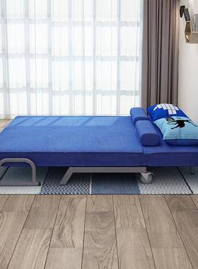 折叠沙型床小户现发约代简1.21.5米懒人休息书房单双人布艺SF805