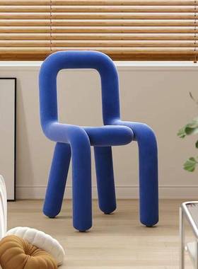 Bold Chair椅子创意网红化妆凳子个性休闲异形椅服装店设计师餐椅
