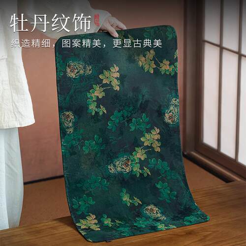 桌中式丹香纱茶席复古茶茶垫防水干泡席国风SWC桌旗隔牡热云桌垫
