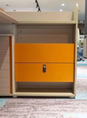 职员办公桌椅组合46人位简约现代桌办RKZ公室四桌子屏风工电位脑