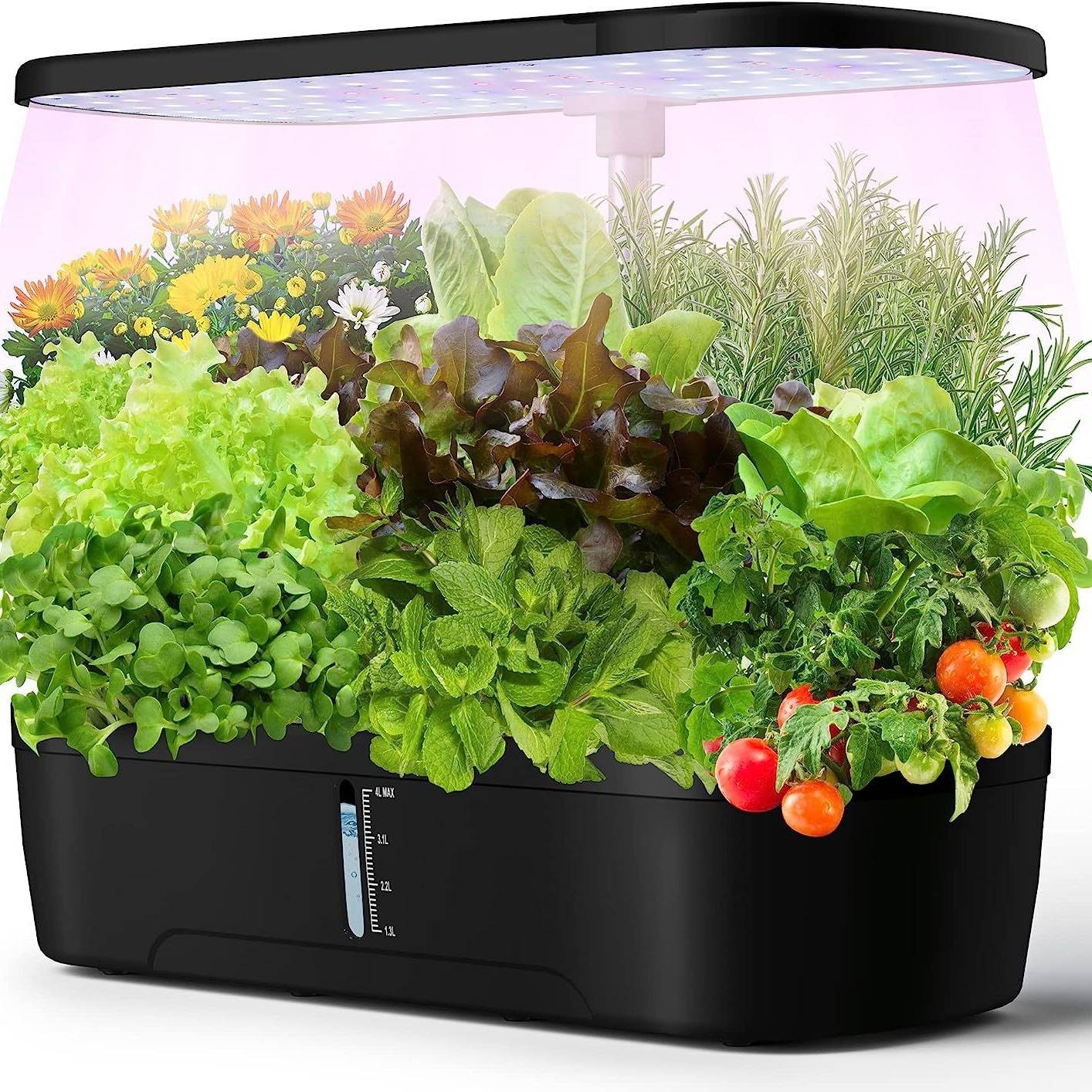室内水培智能led种植机蔬菜多肉花盆无土栽培设备植物生长补光灯