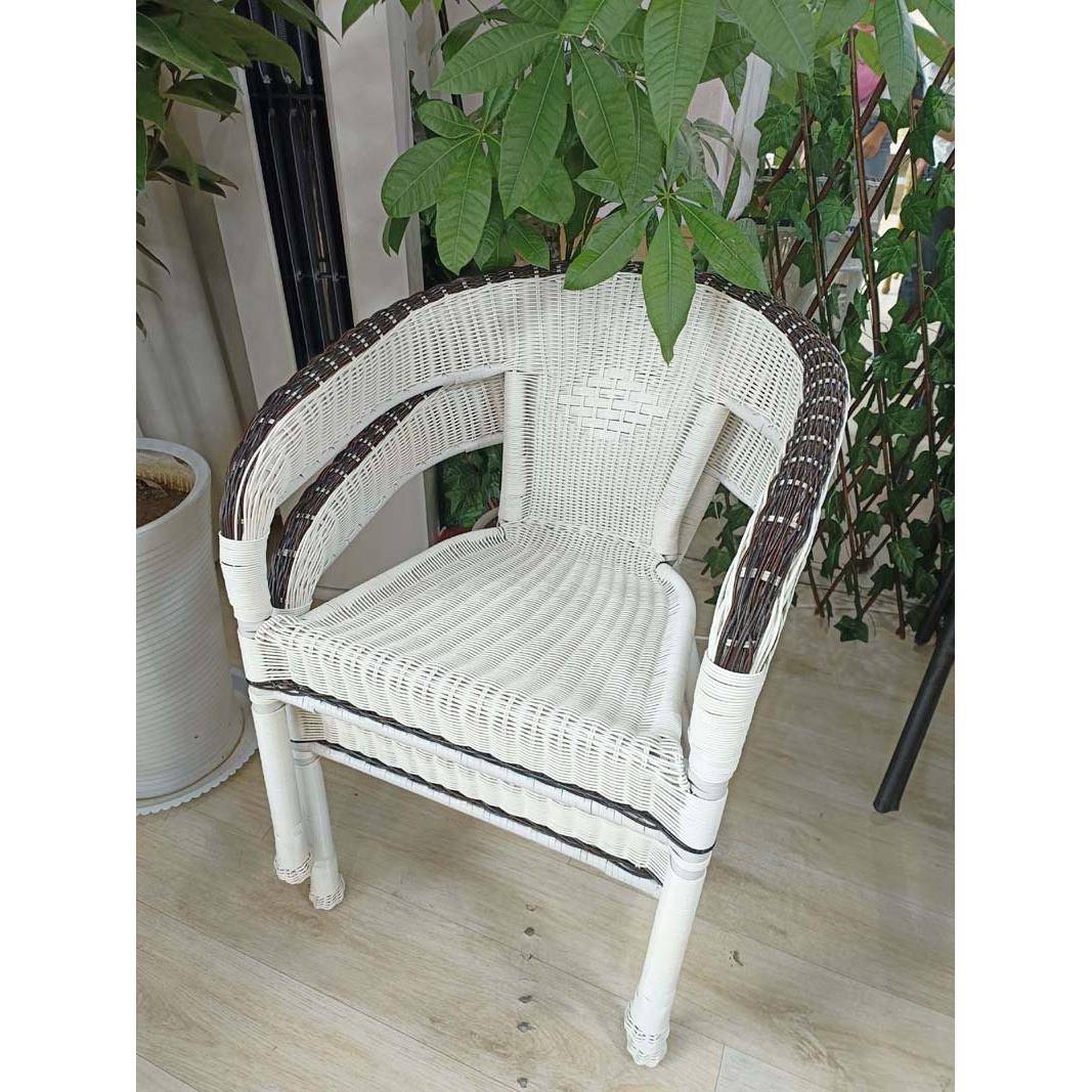 台藤椅户外编织子单人阳休闲靠背1188椅桌椅三件套组子合老人椅加