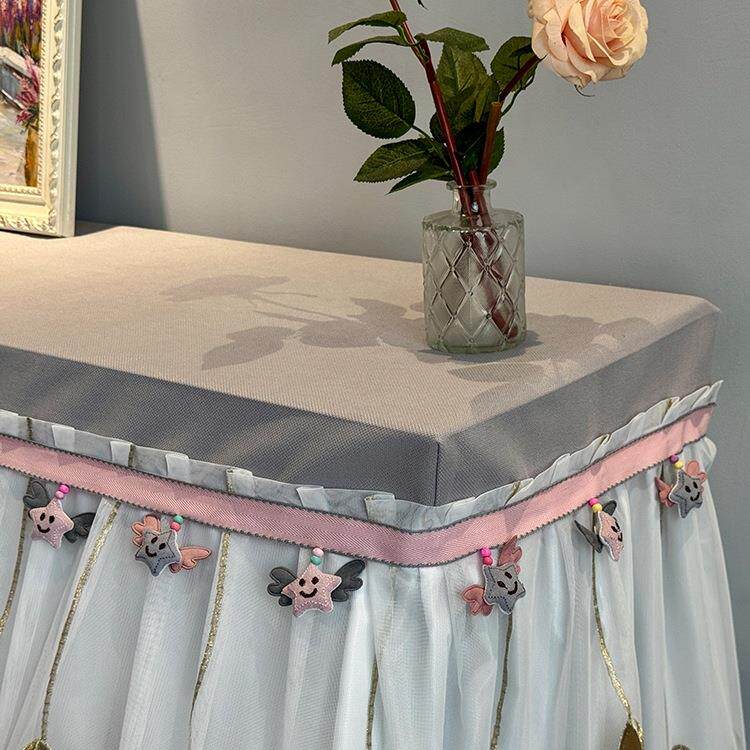 网F96SS766红钢琴尘罩轻奢钢罩全琴罩防现代布简约钢琴套琴罩琴遮