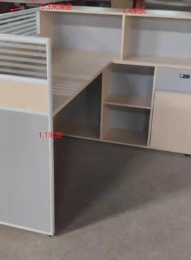 现代简约办电公桌椅办公室脑桌四办六人位组合公桌屏风座员卡PDC