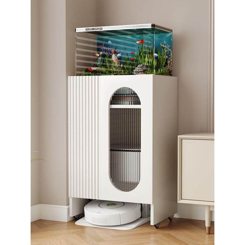 扫地机器人收纳柜科沃斯云鲸物架觅落无品牌/置地石头置物柜追柜