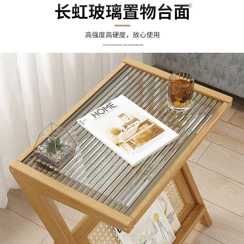茶几轻奢小户型小桌子茶水间移动茶台客厅家用简约现代沙发边几桌