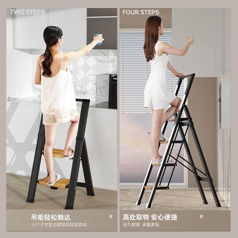 家用梯子加折梯叠梯字梯楼梯人伸缩安全多功能室B-FS-2内步梯便厚