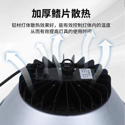 工厂家直销防LED眩晕工矿灯厂房工车间仓库吊灯业DHG大功率鳍片矿