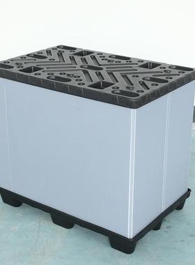 8吹塑围板箱1200X00搬mm家箱衣服收纳箱可VOS折叠塑大容量胶周转