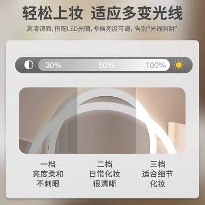 梳妆台卧室简约现代小型化妆柜一体小户型2025新款化妆桌子化妆台