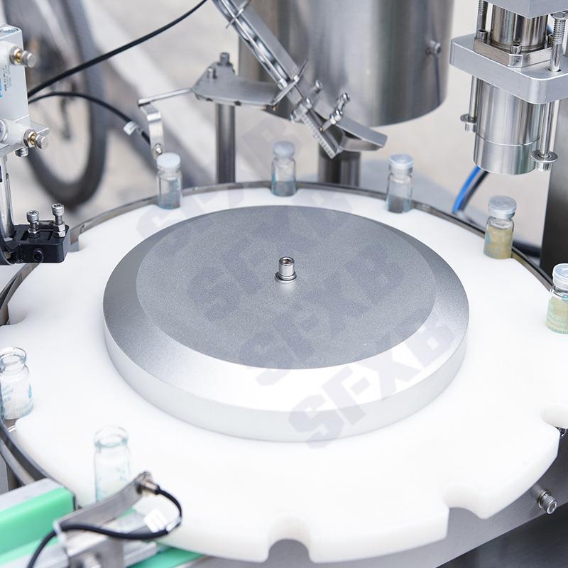 厂家直销精度陶瓷西全自动高灌装826上塞轧盖林瓶灌装旋盖泵机
